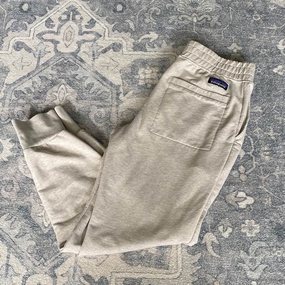 Patagonia Light Gray Joggers Organic